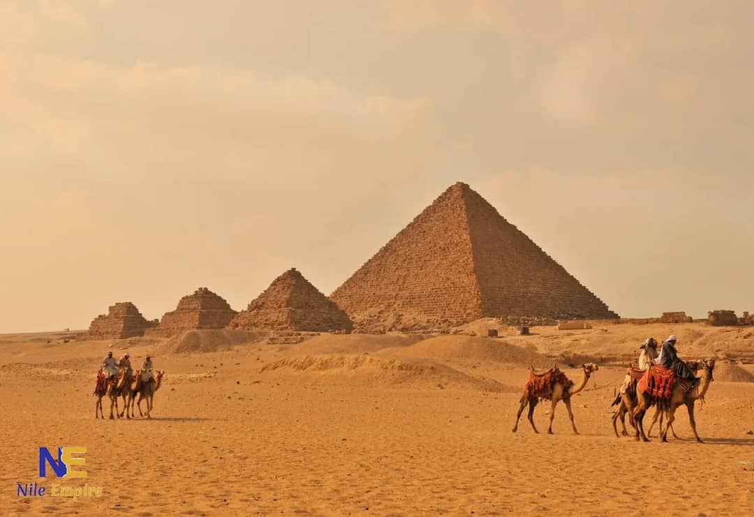 pyramids with camel