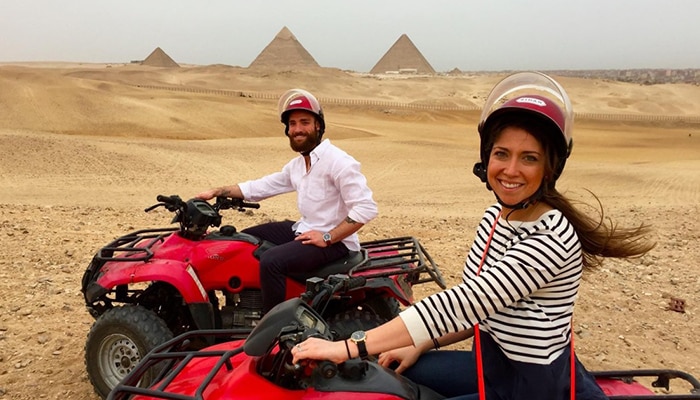 Quad Bike In Giza Pyramids