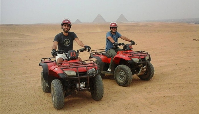 Quad Bike In Giza Pyramids