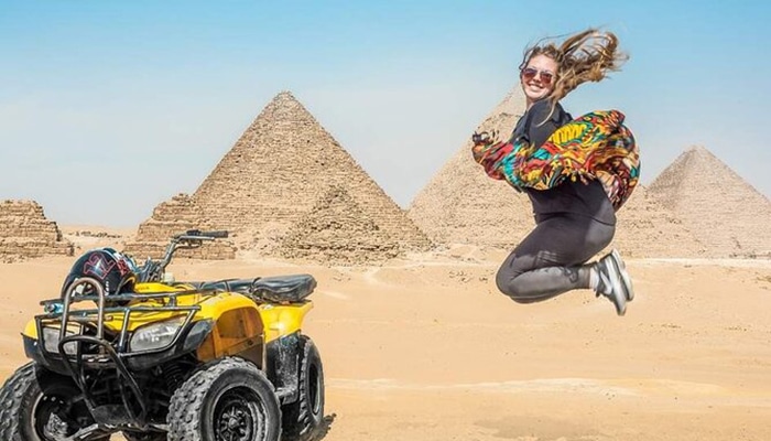 Quad Bike In Giza Pyramids