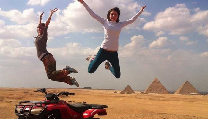 Quad Bike In Giza Pyramids