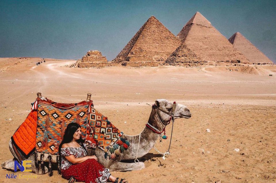 pyramids with camel