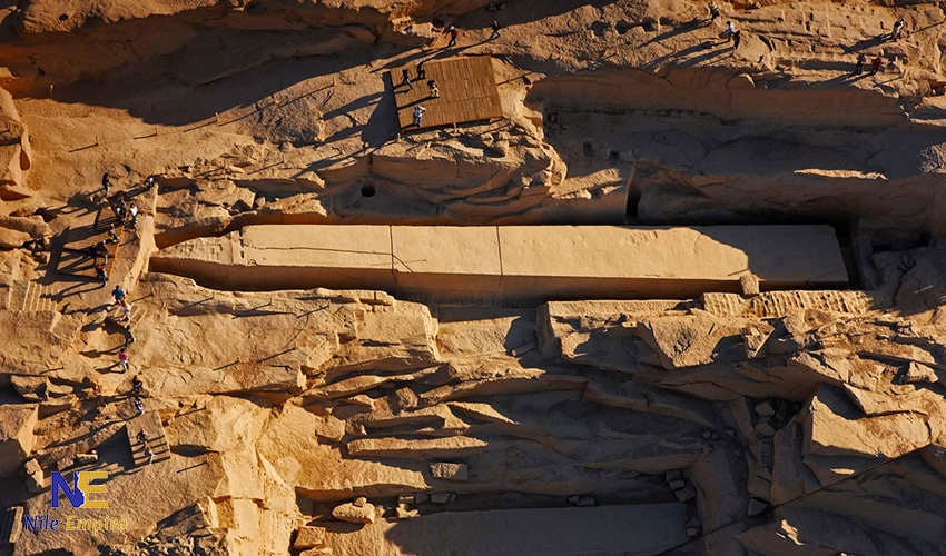 The Unfinished Obelisk near Aswan Egypt