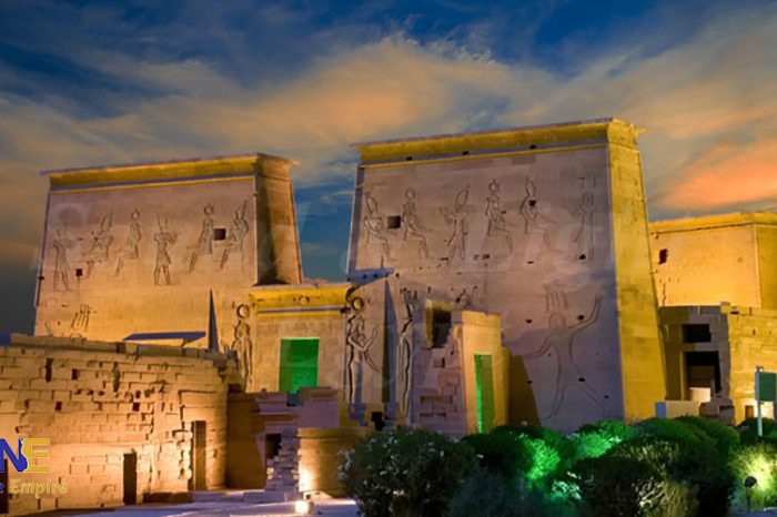 Sound and Light Show at Philae Temple in Aswan