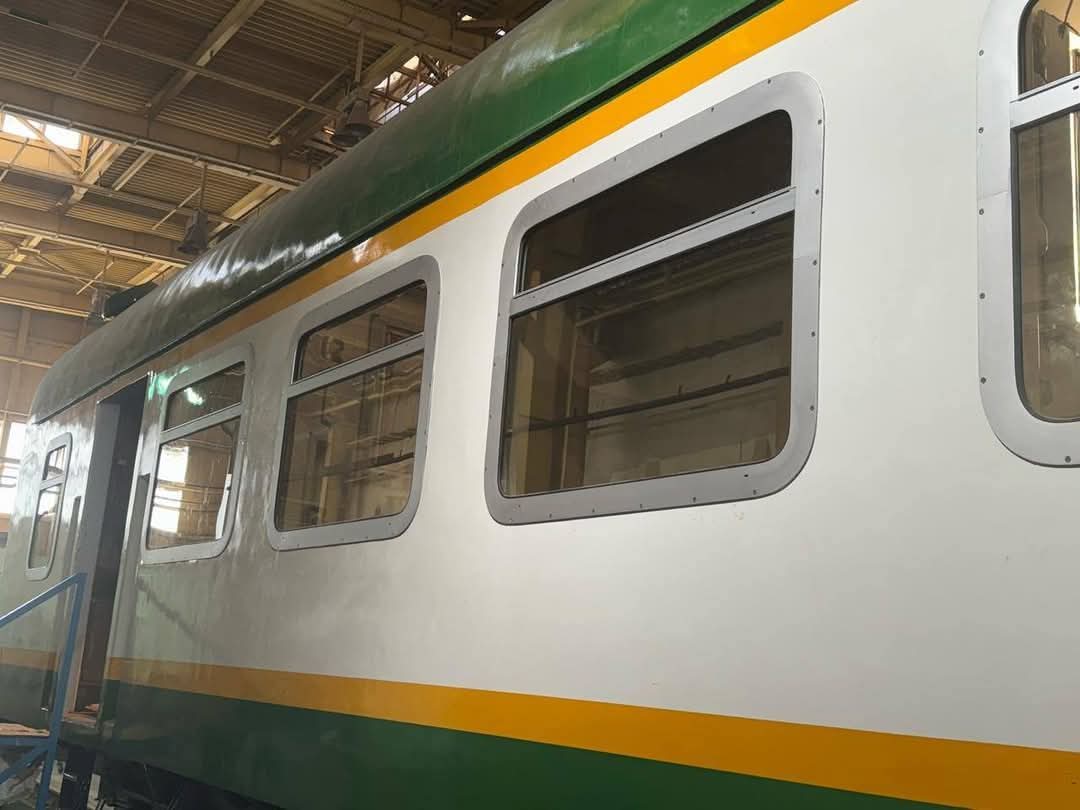 Inside an Egyptian sleeper train cabin showing safe and comfortable intercity public transport