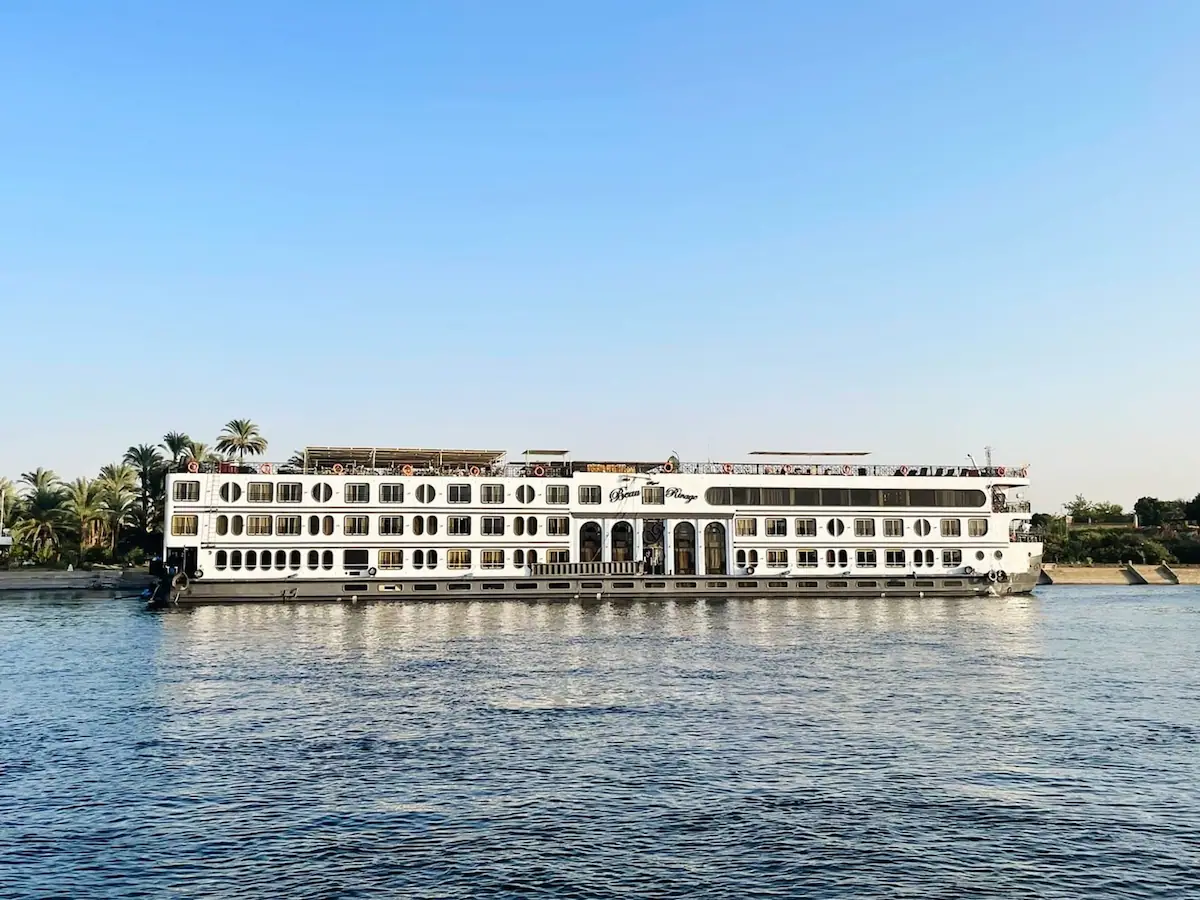 A luxury Nile cruise ship, the perfect platform for river photography